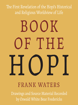 cover image of Book of the Hopi